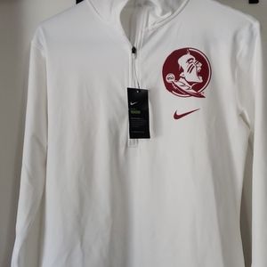 Women's Florida State University half zip thermal